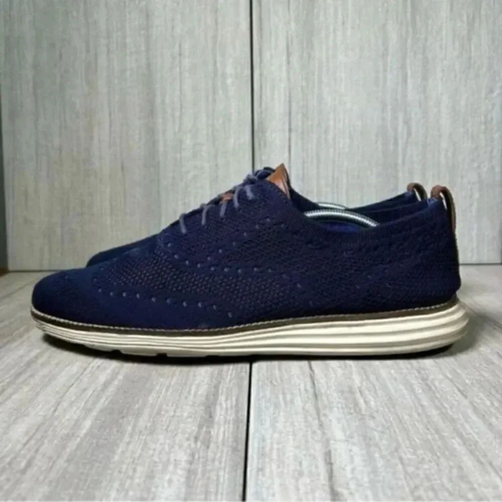 Cole Haan Original Grand Stitch Lite Wingtip Knit Oxford Shoe Mens Size 11.5